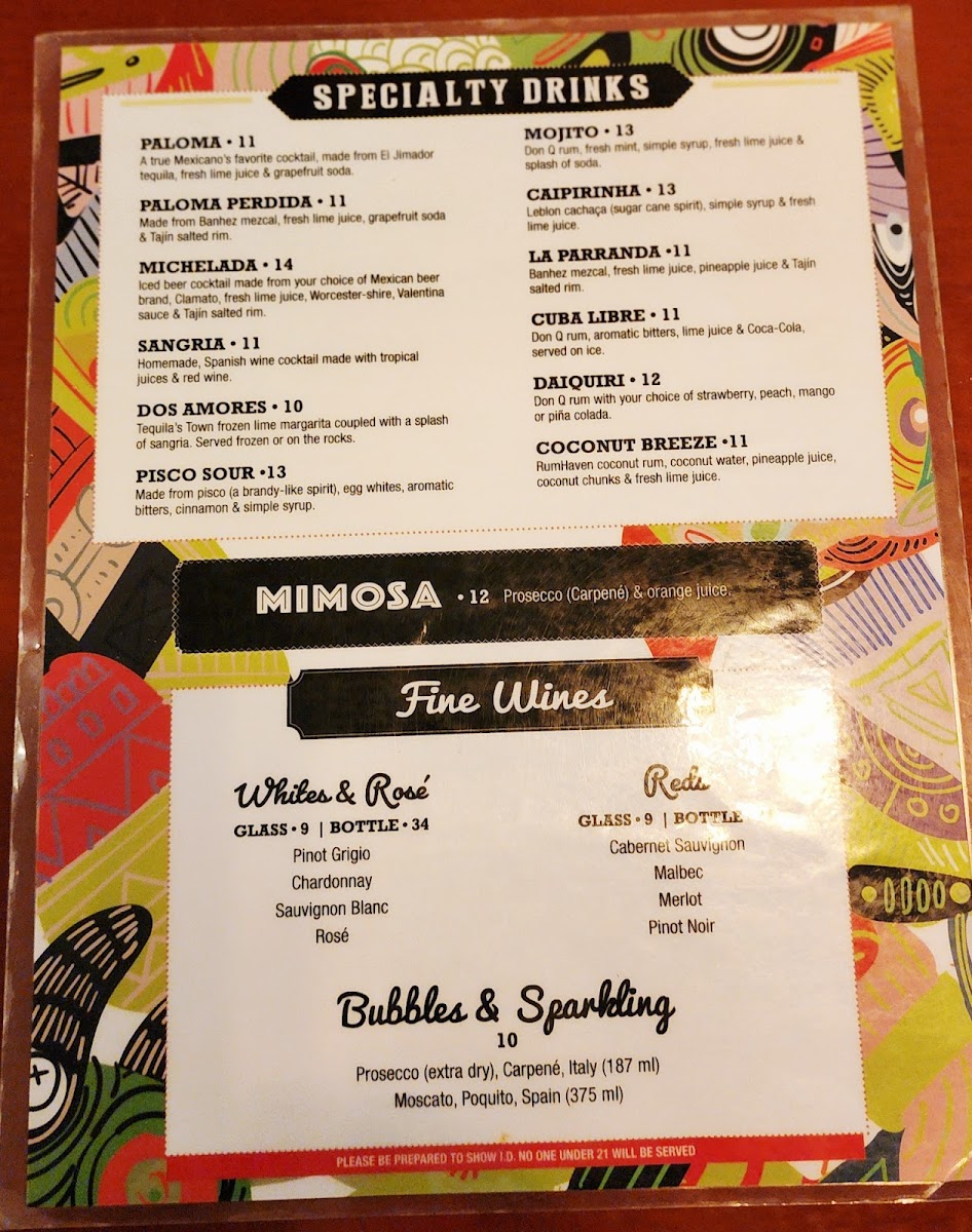Tequila's Town Mexican Restaurant Menu - Image 3